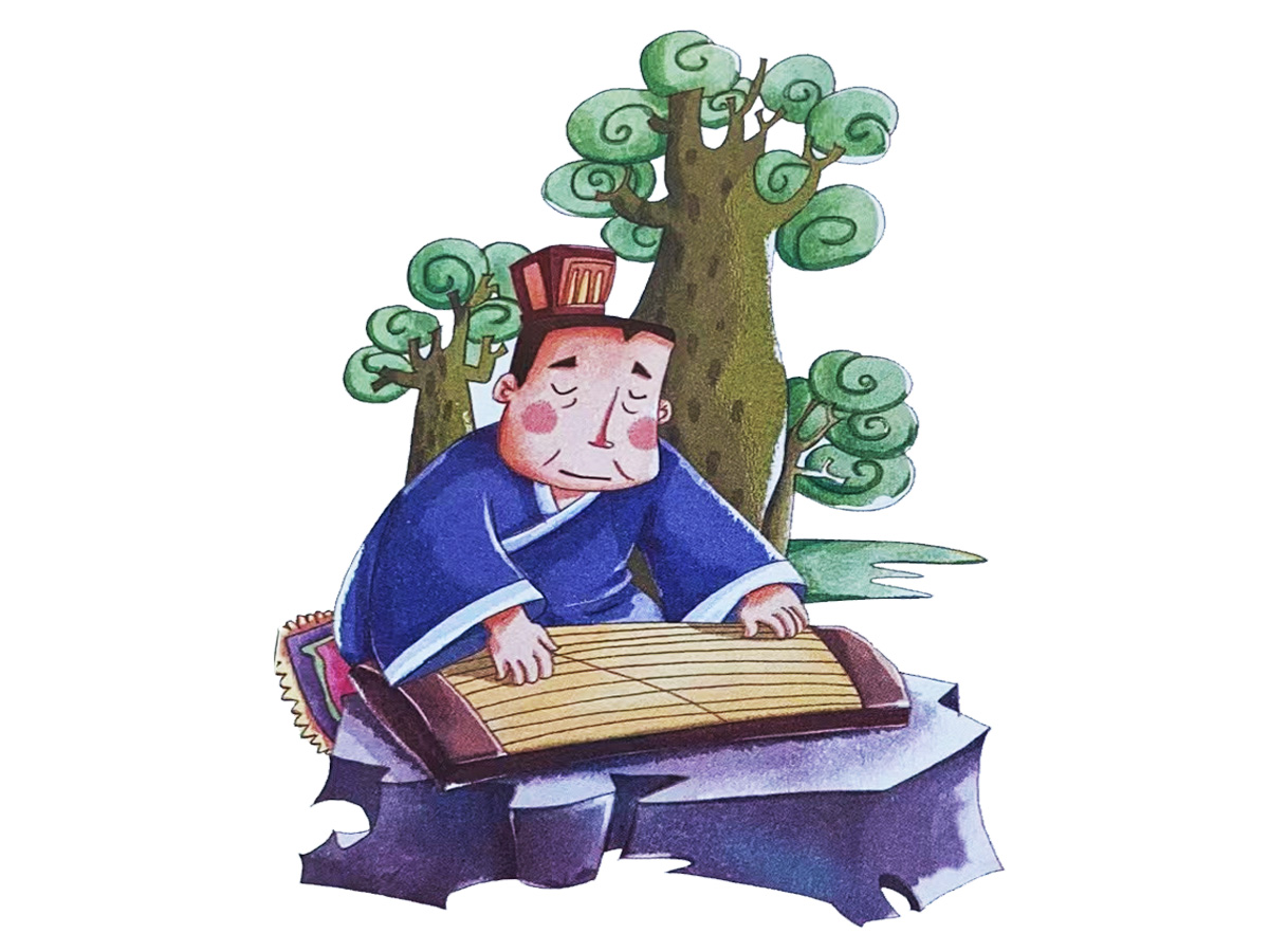 宓子賤彈琴自?shī)? /><br />
▲宓子賤彈琴自?shī)?</p>

<p align=